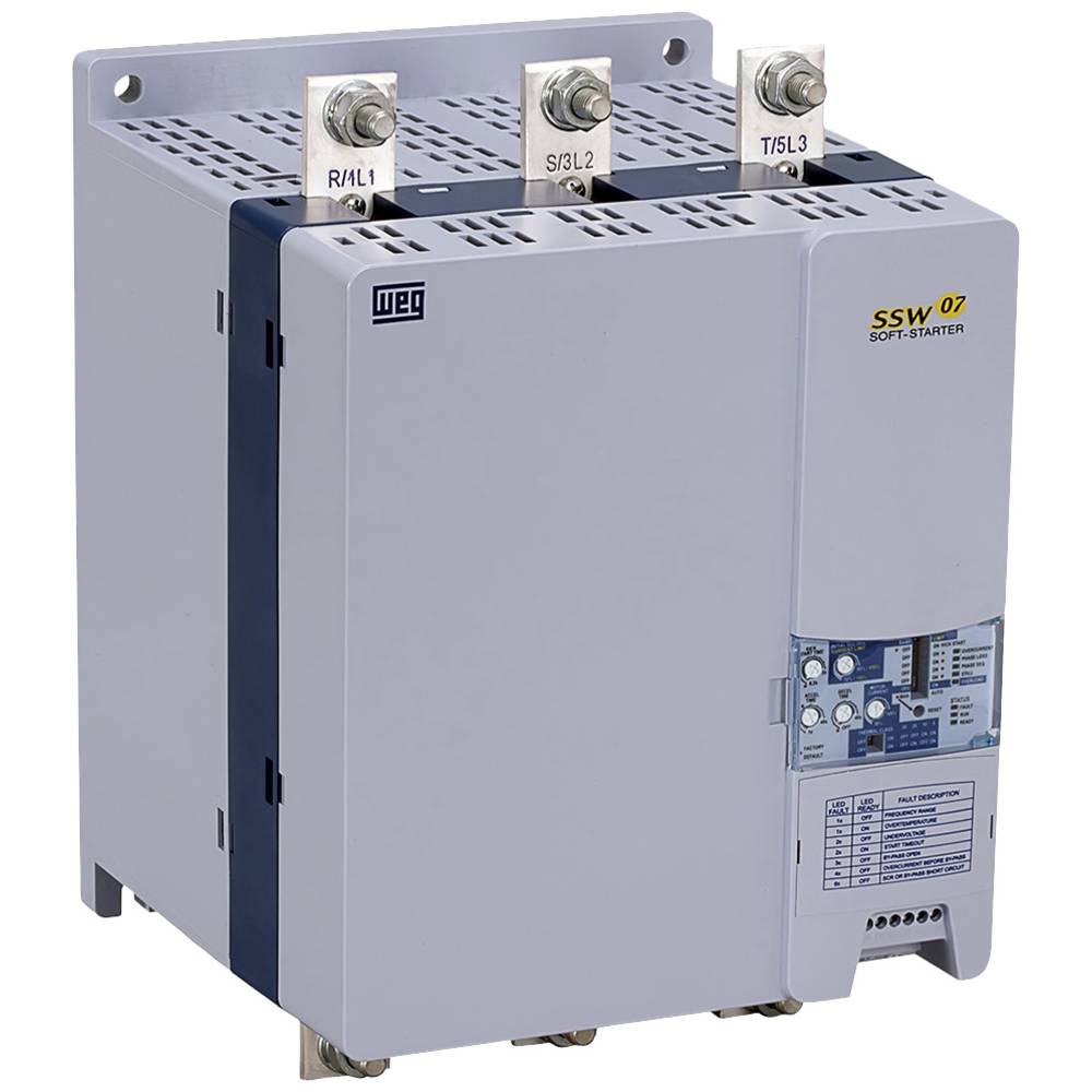 WEG SSW07 0255 T5 SH2Z 11043355 Sanftstarter Motorleistung Bei 400 V 132 KW Motorleistung Bei 230 V