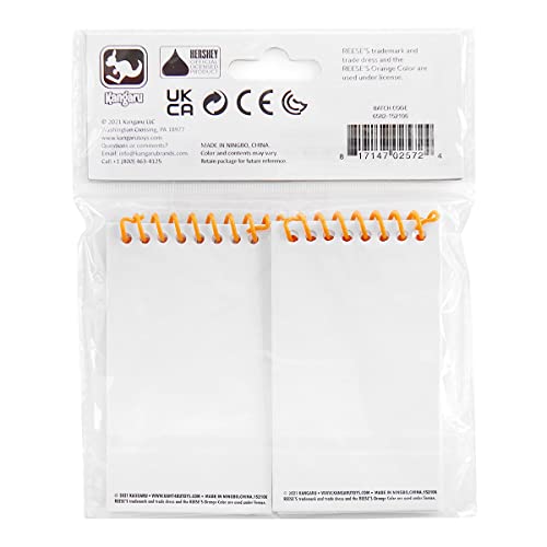 Hersheys Reeses Chocolate 3ct Notepads - Mini Kids Writing Notepad - Kids Doodling Paper - Pocket Notebook - Reeses Pieces, Candy - Classroom Doodle P thumbnail