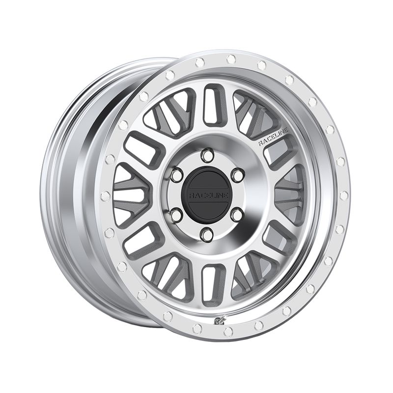 Raceline 951MC-RYNO 17  Cast Aluminum Wheel  RYNO MACHINED CC 17X8.5 6X139.7 0mm Fits Select: 2015-2018 CHEVROLET SILVERADO K1500 LT  2014 CHEVROLET S