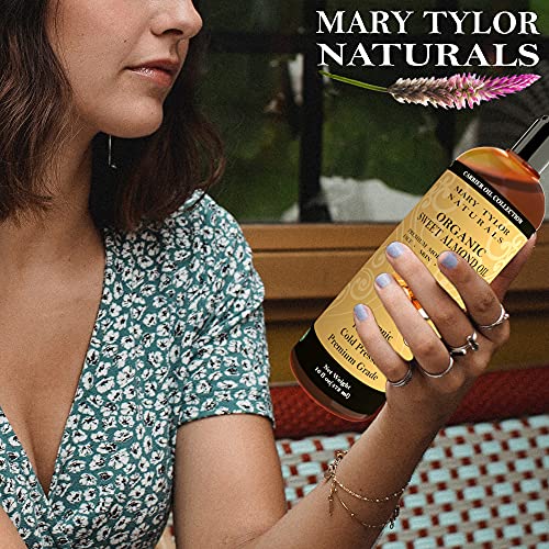 Mary Tylor Naturals Cold Pressed, Premium Grade, 100% Pure USDA Organic Sweet Almond Oil Large, 16 Oz thumbnail