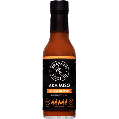Bravado Spice  Hot Sauce AKA Miso Ghost Reaper  5 Fl Oz