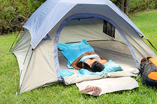 Pike Trail Sleeping Bag Liner – Travel and Camping Sheet, Lightweight and Compact Insert with Full Length Zipper and Guarantee (Bubble Gum Pink, X-L thumbnail