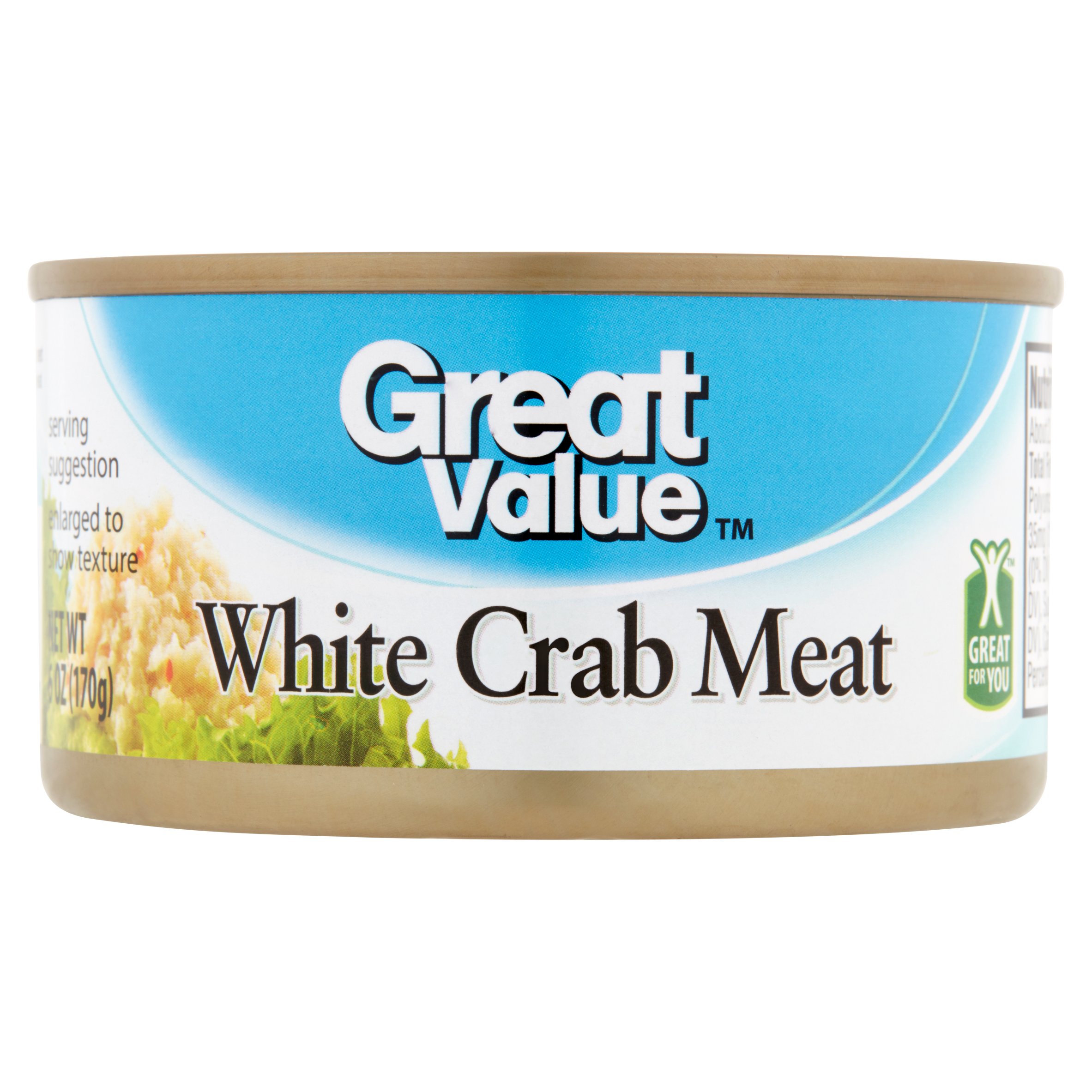 Great Value White Crab Meat, 6 Oz