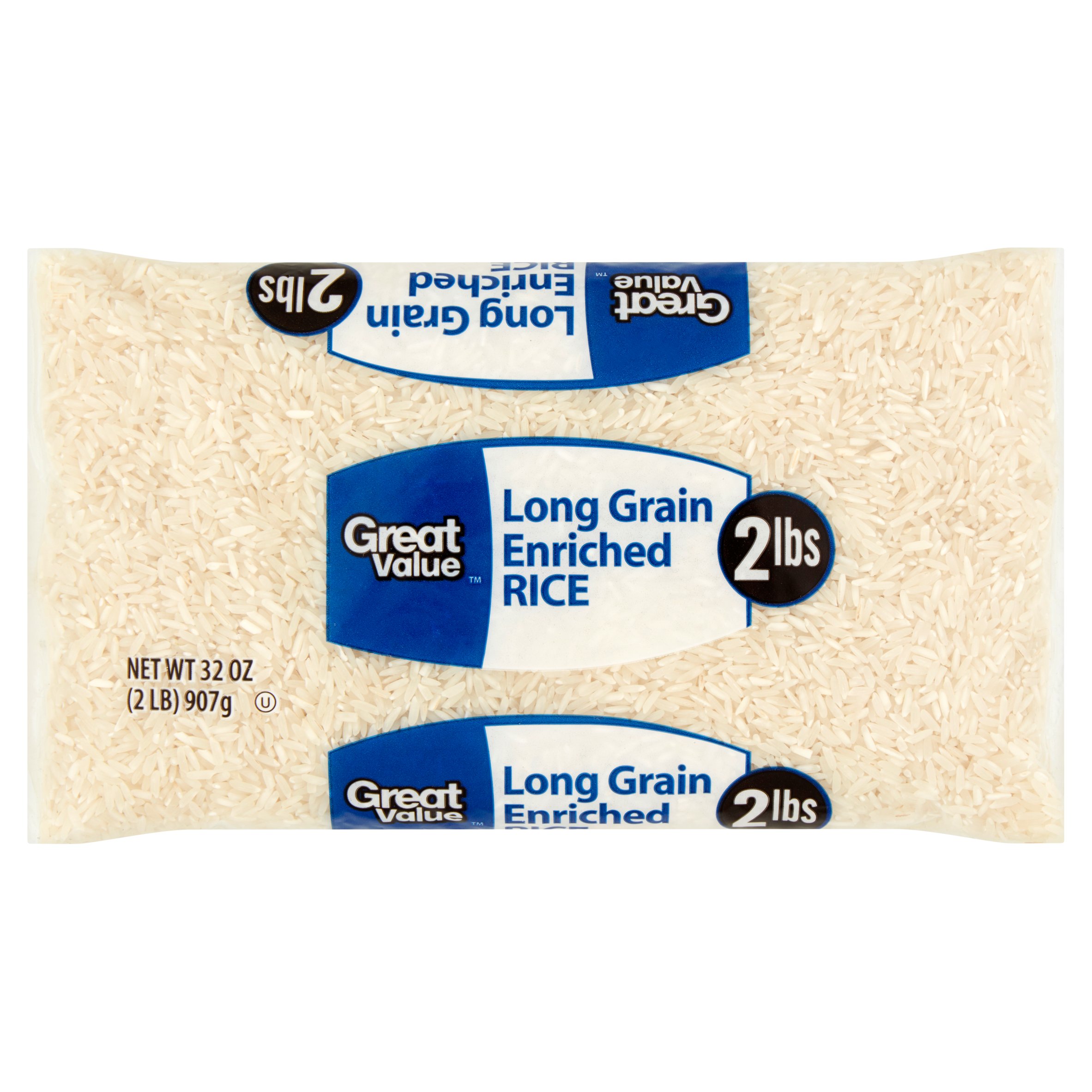 Great Value Long Grain Enriched Rice, 32 Oz Image