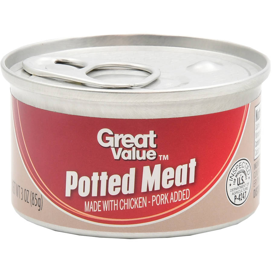 Great Value Chicken & Pork Potted Meat 3 Oz Can Image