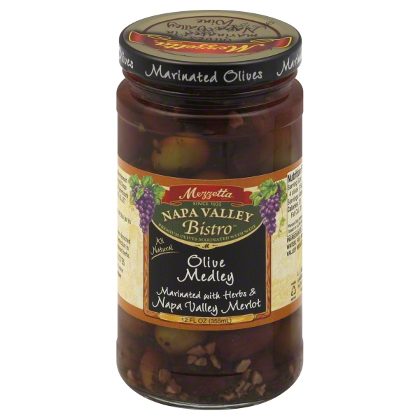 GL Mezzetta Mezzetta Napa Valley Bistro Olive Medley, 12 Oz