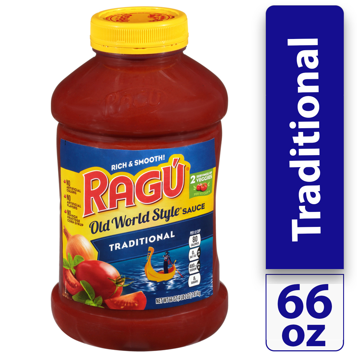Ragu, Old World Style Traditional Pasta Sauce, 66 Oz (Case of 6)