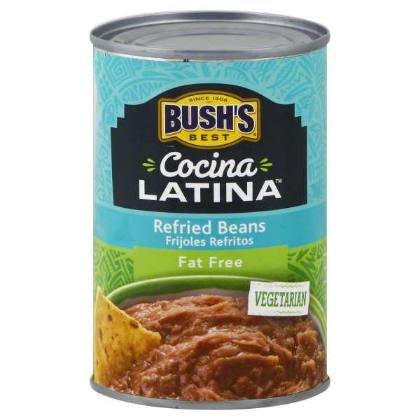 Bush S Best Fat Free Refried Beans 16 Oz