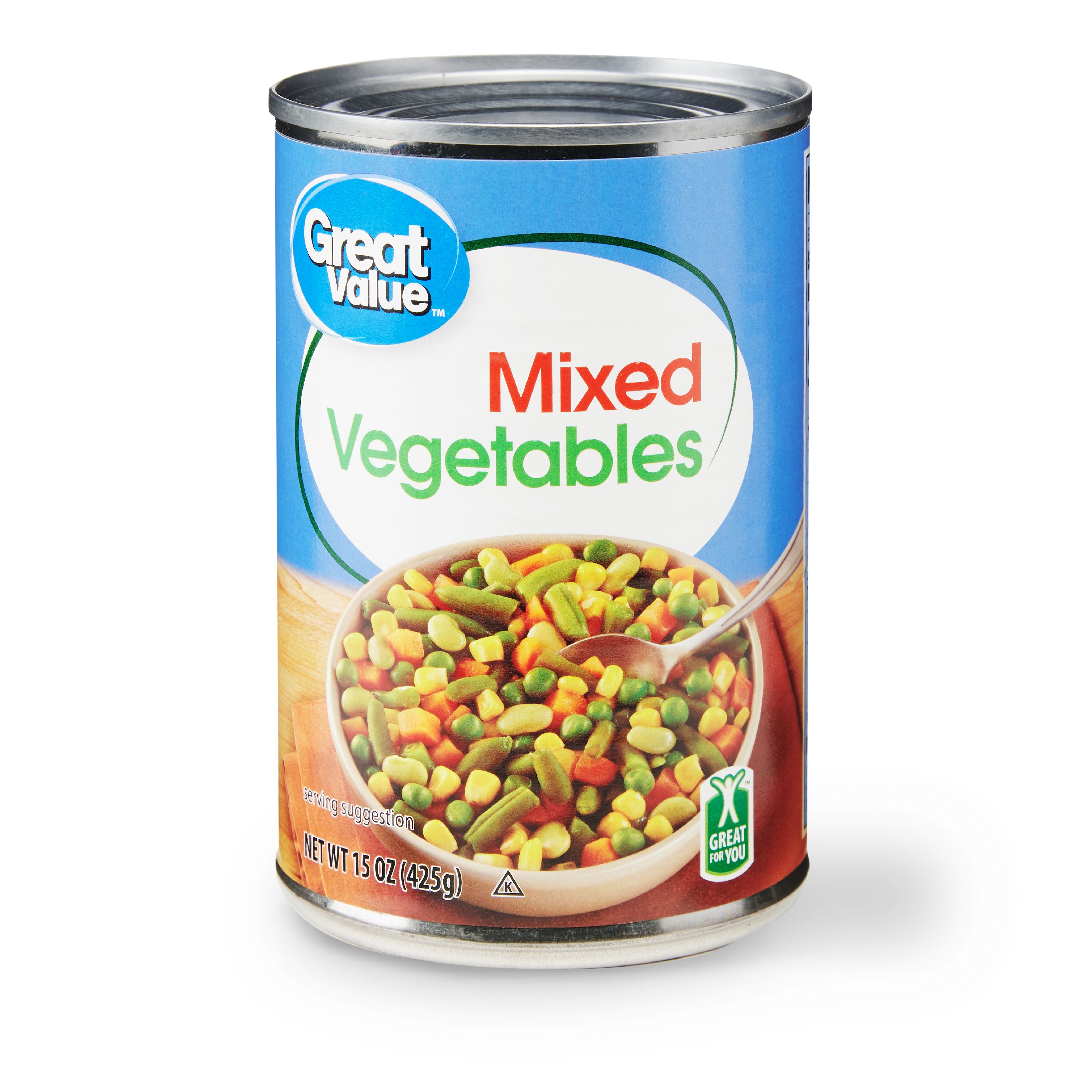(6 Pack) Great Value Mixed Vegetables, 15 Oz Image