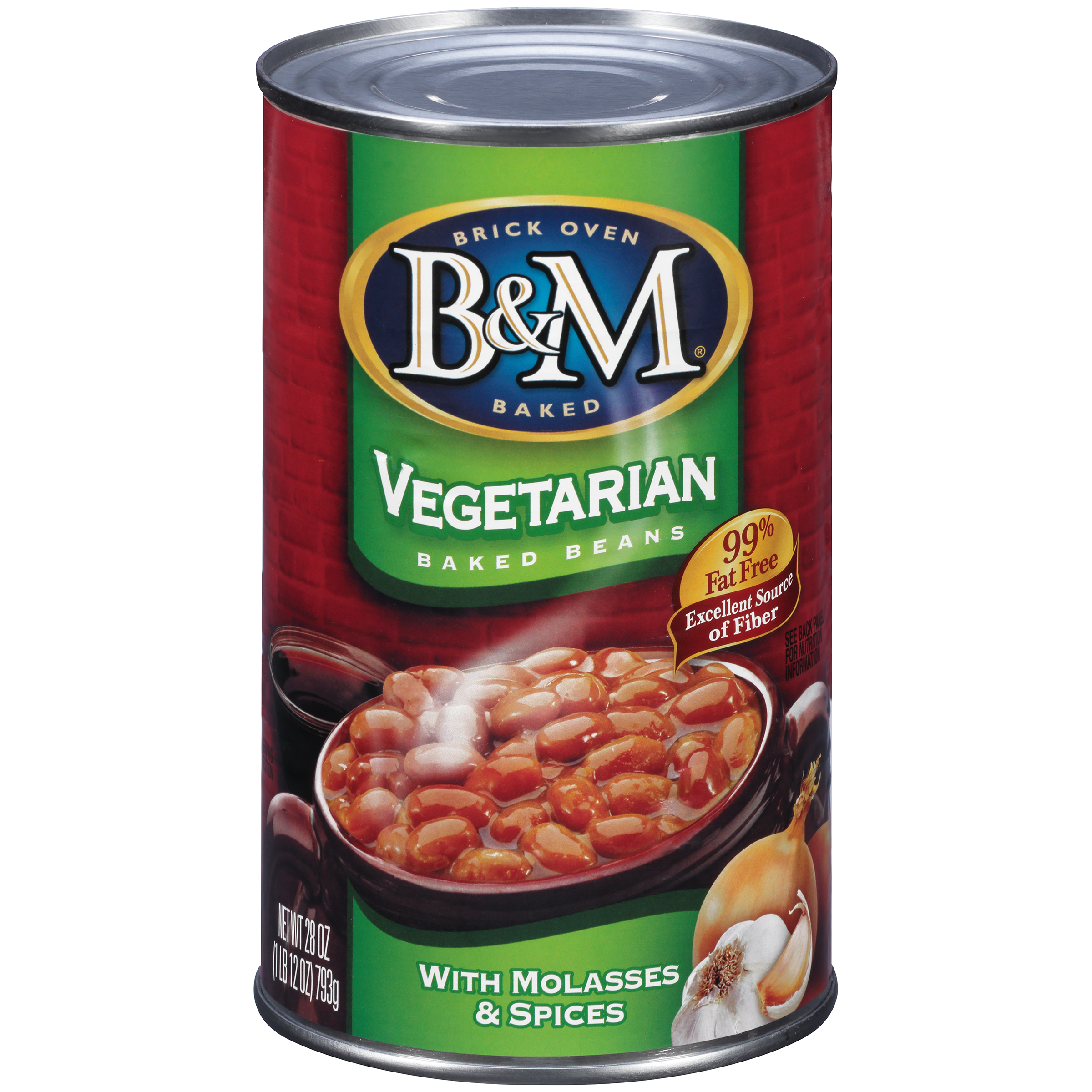 B&M Vegetarian Baked Beans  Vegetarian  Shelf-Stable  28 Oz Can