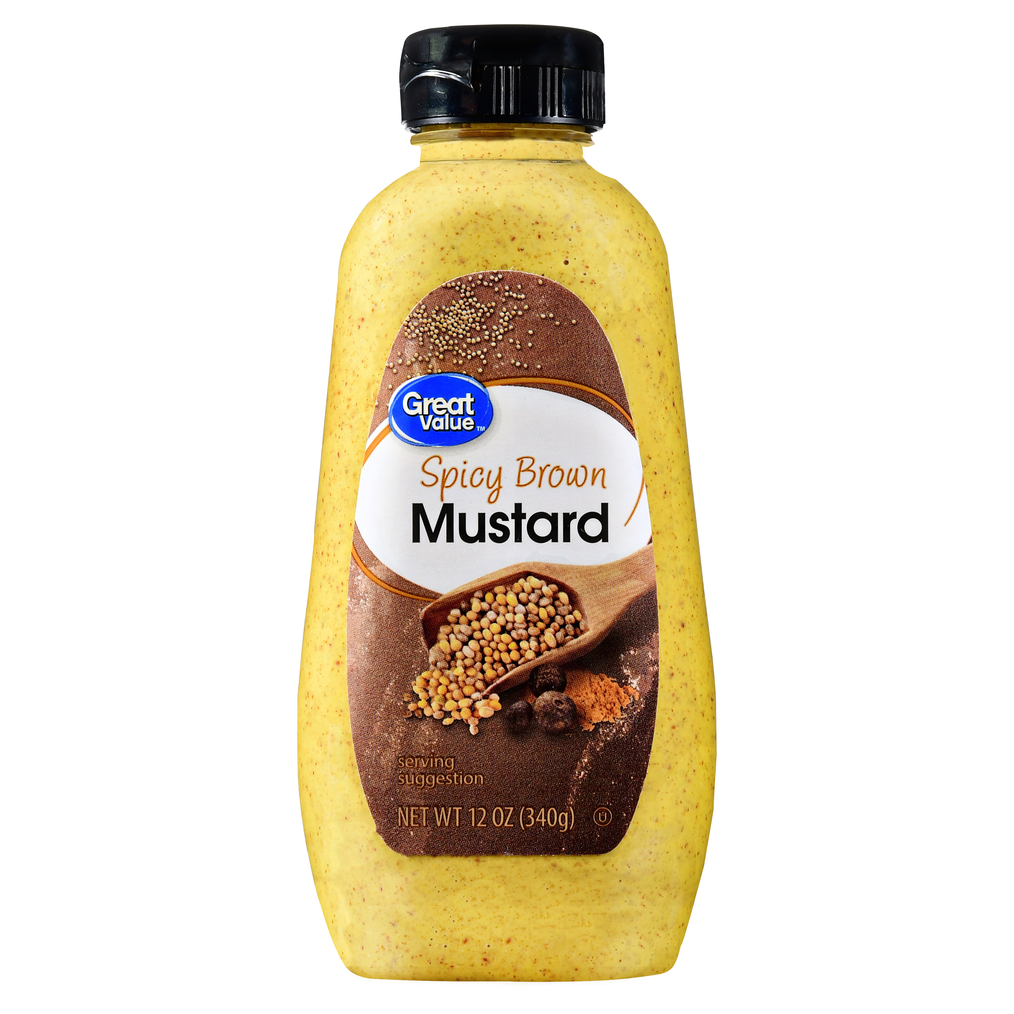 Great Value Spicy Brown Mustard, 12 Oz Image