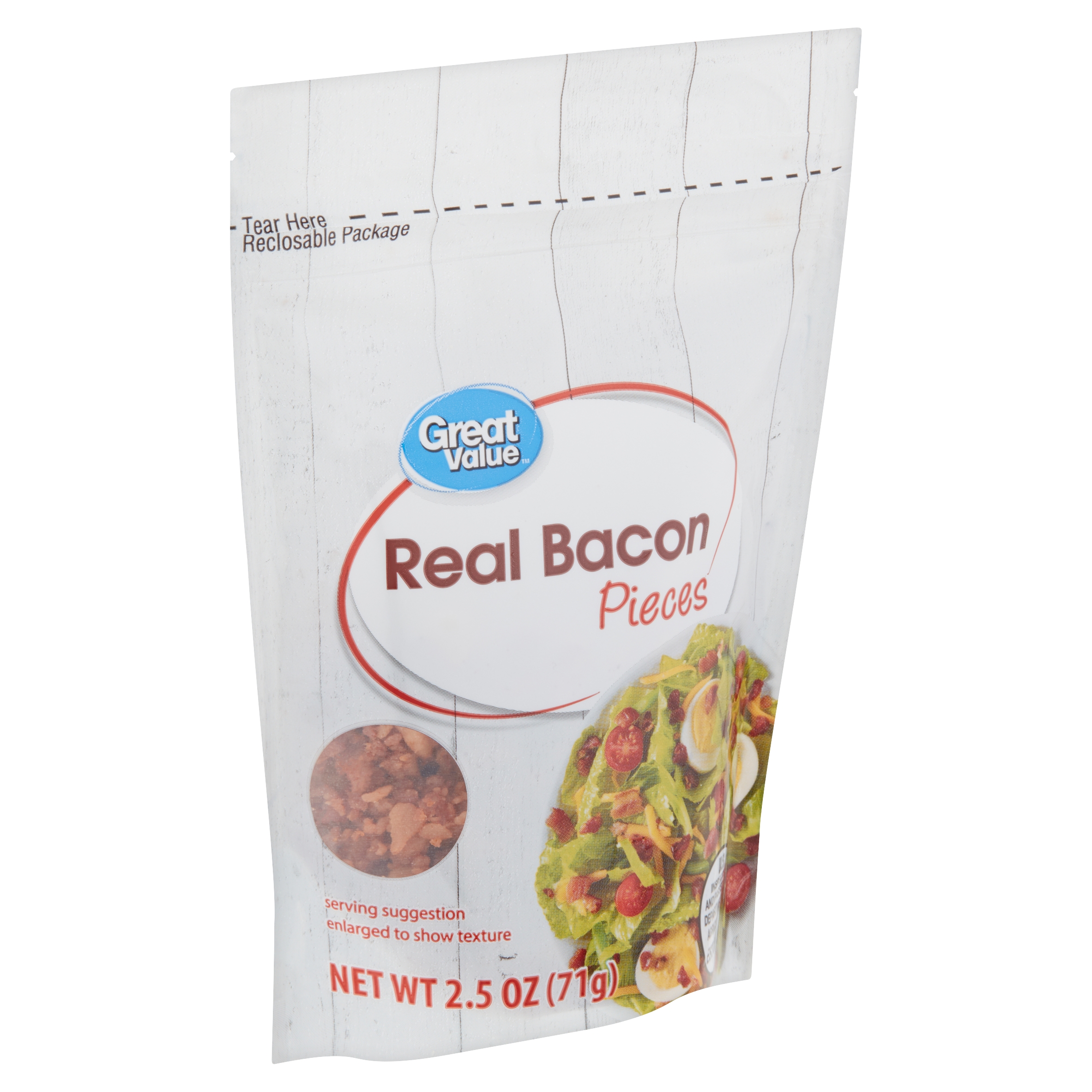 Great Value Real Bacon Pieces, 2.5 Oz Image
