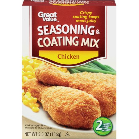 Great Value Chicken Seasoning & Coating Mix, 5.5 Oz Image