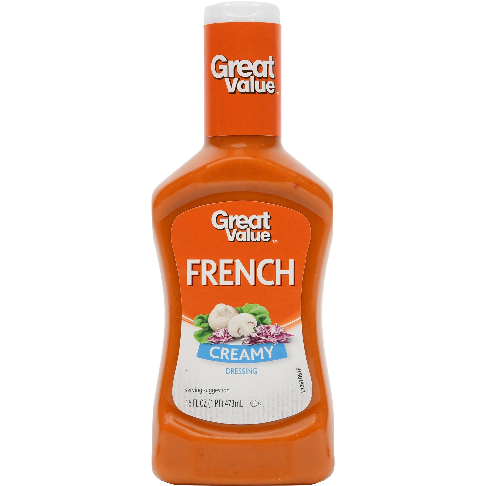 Great Value Creamy French Dressing, 16 Oz Nutrition and Ingredients Good Eats