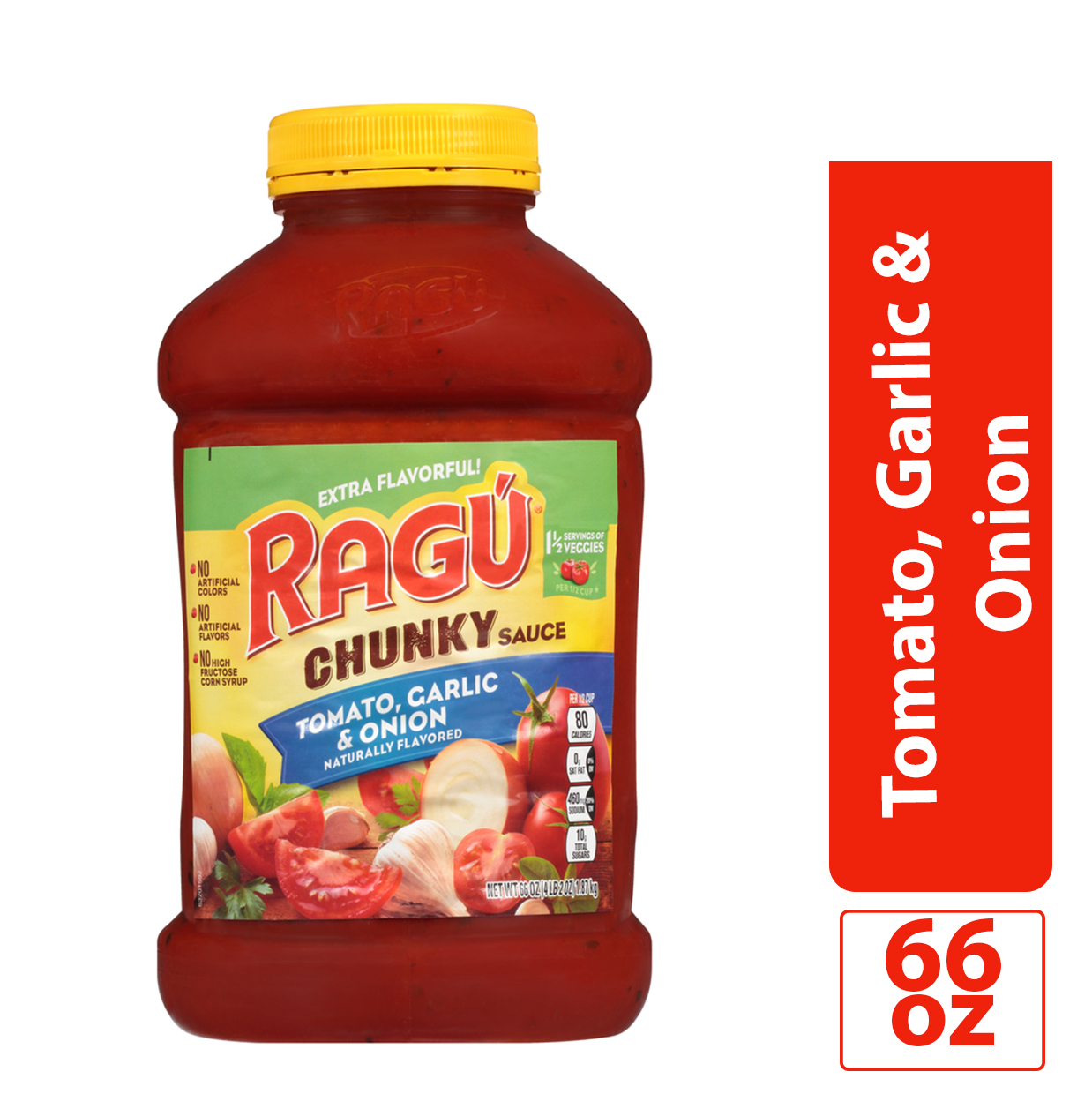 Ragu Chunky Tomato Pasta Sauce  with Garlic and Onion  66 Oz