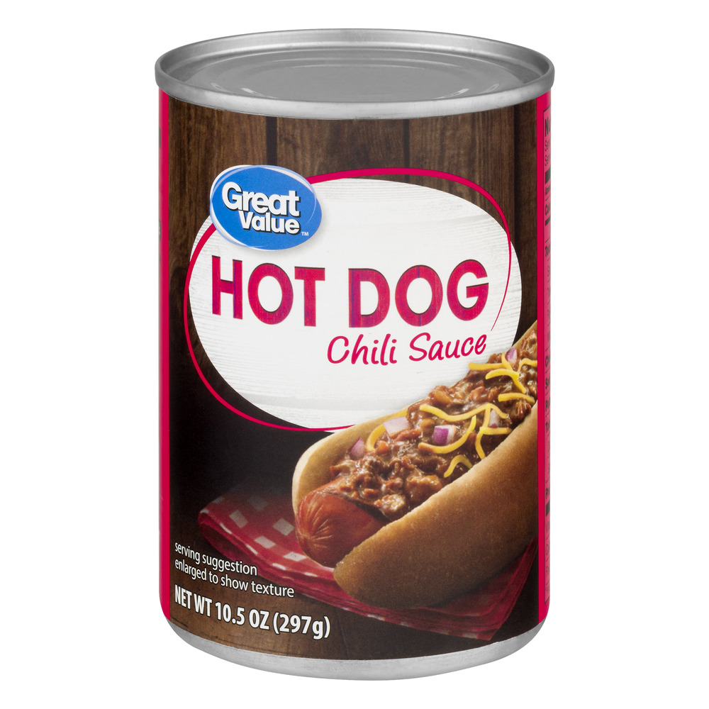 Great Value Hot Dog Chili Sauce, 10.5 Oz Image