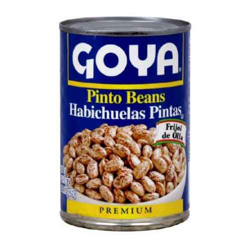 GOYA Pinto Beans 110 Oz Can - Gluten Free  Kosher  Cholesterol Free
