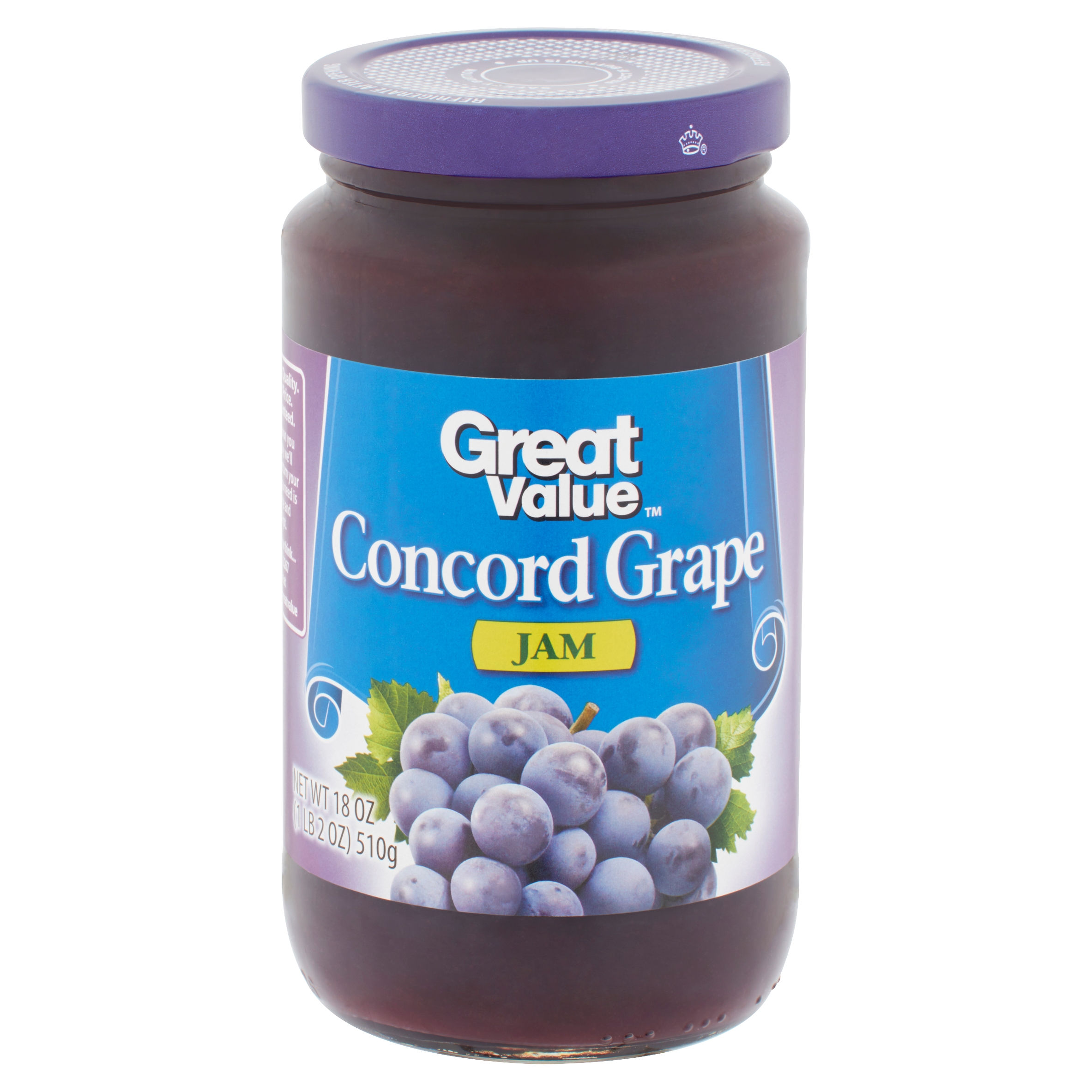 Great Value Jam, Concord Grape, 18 Oz Image