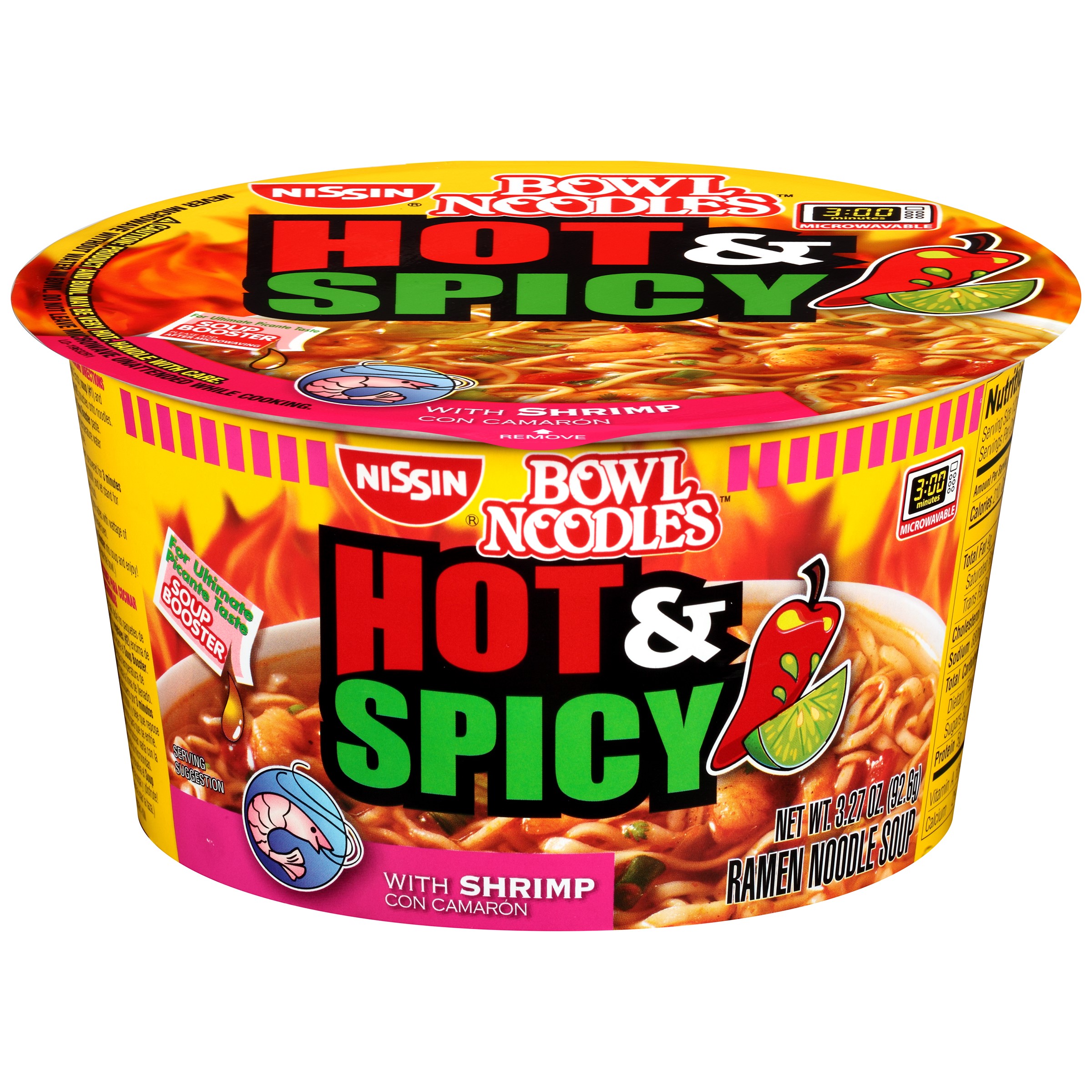 Nissin Ramen Noodle Soup, Hot & Spicy Shrimp, 3.27 Oz | CVS