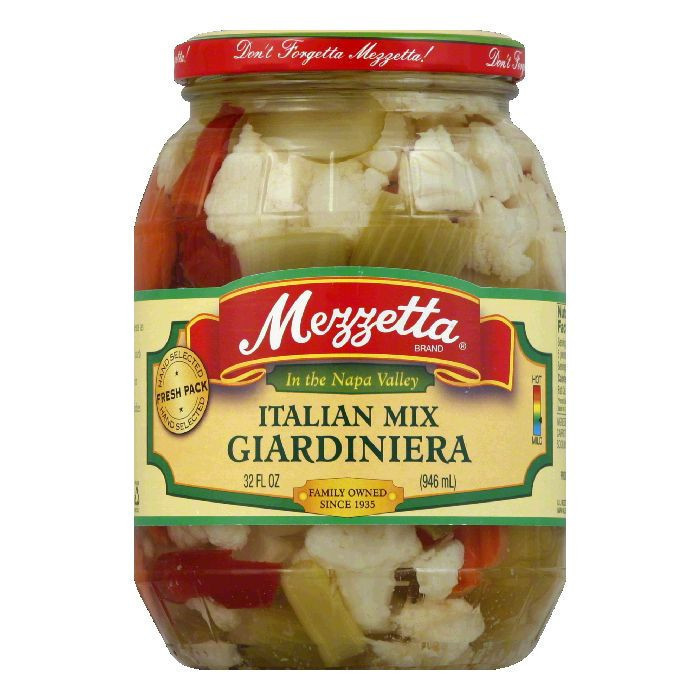 MEZZETTA GIARDINIERA, 32 OZ (Pack of 6)