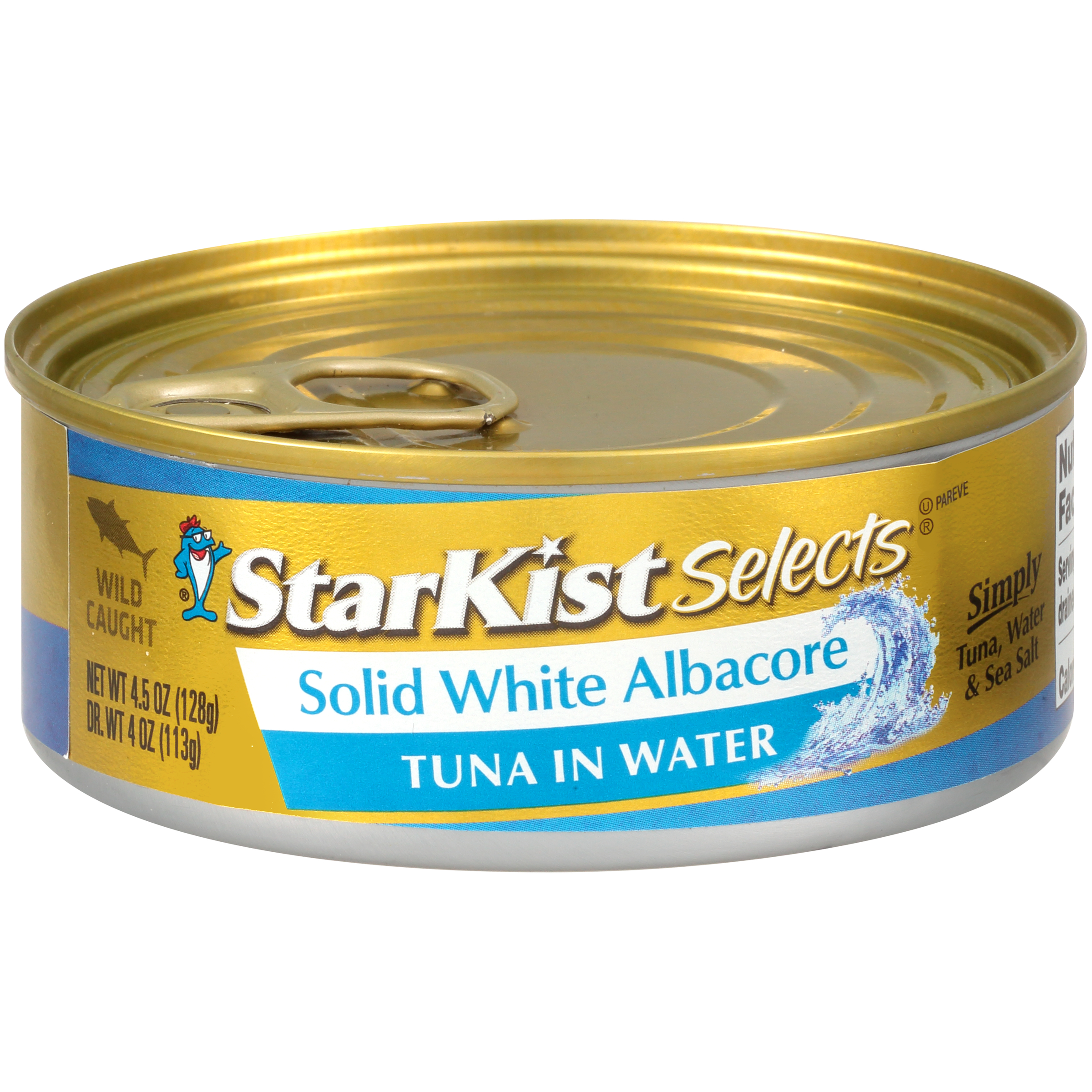 StarKist Selects Solid White Albacore Tuna in Water  4.5 Oz