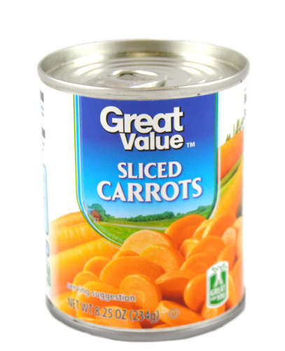 Great Value Sliced Carrots, 8.25 Oz Image
