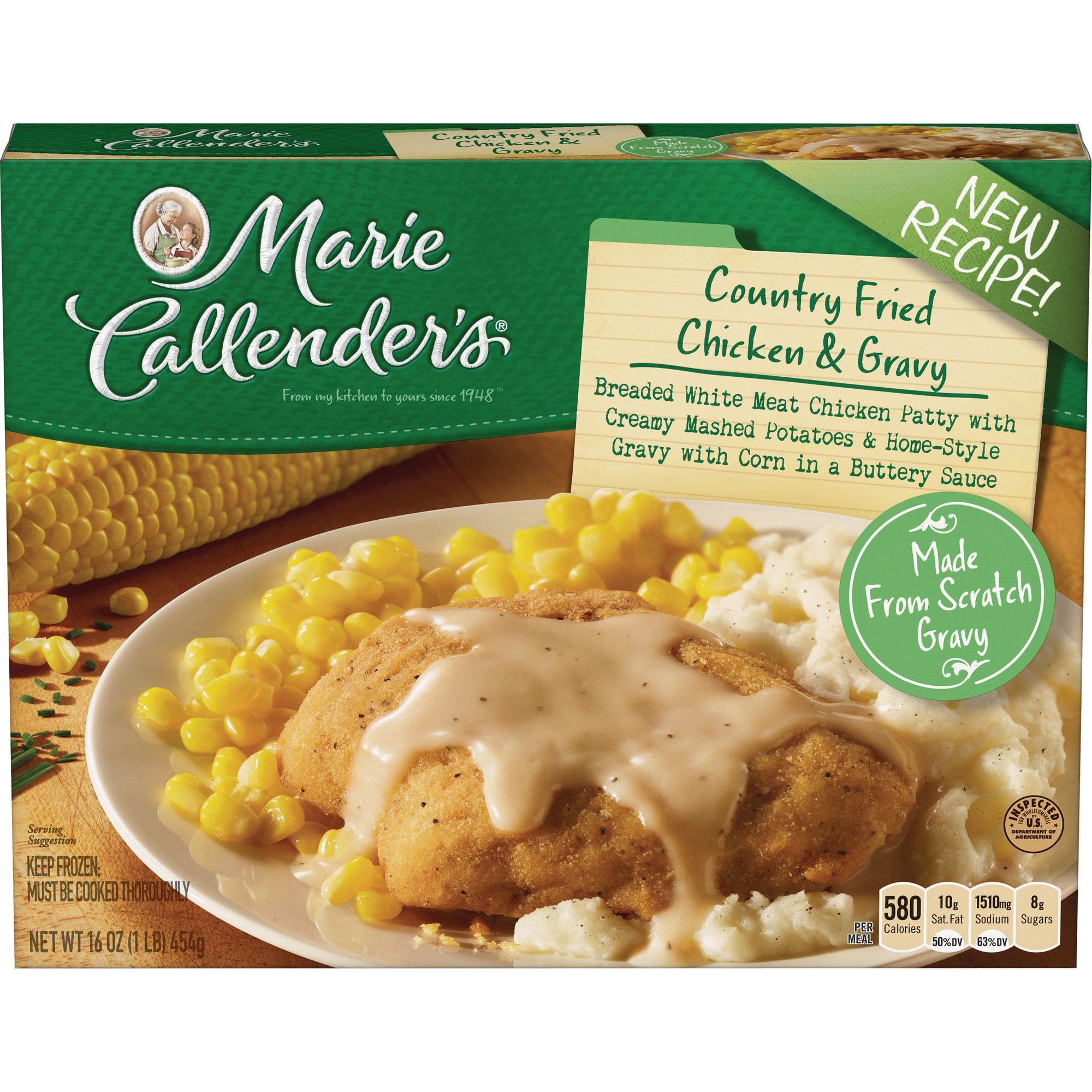 Country Fried Chicken & Gravy Meal, Chicken