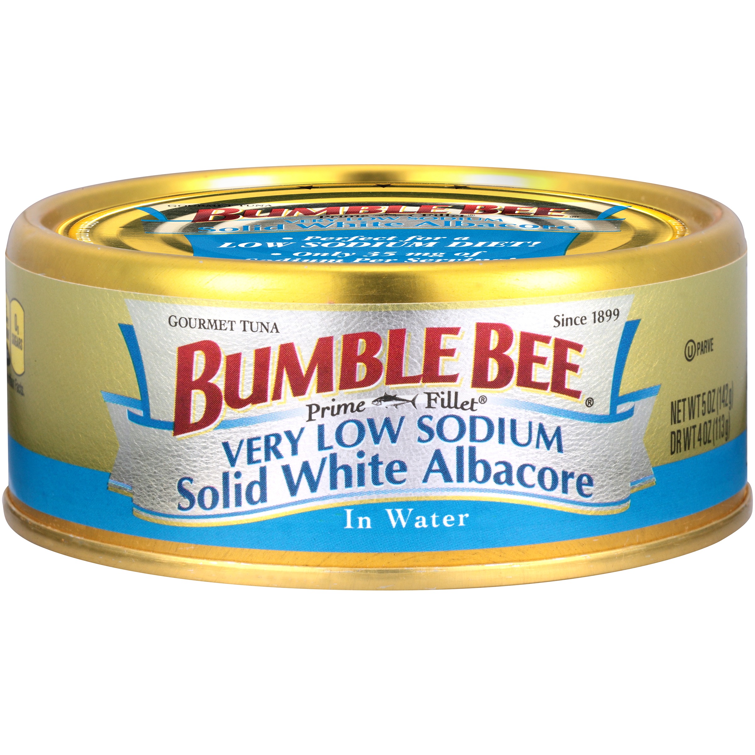 Bumble Bee Prime Solid White Albacore Tuna Low Sodium in Water  5 Oz Can