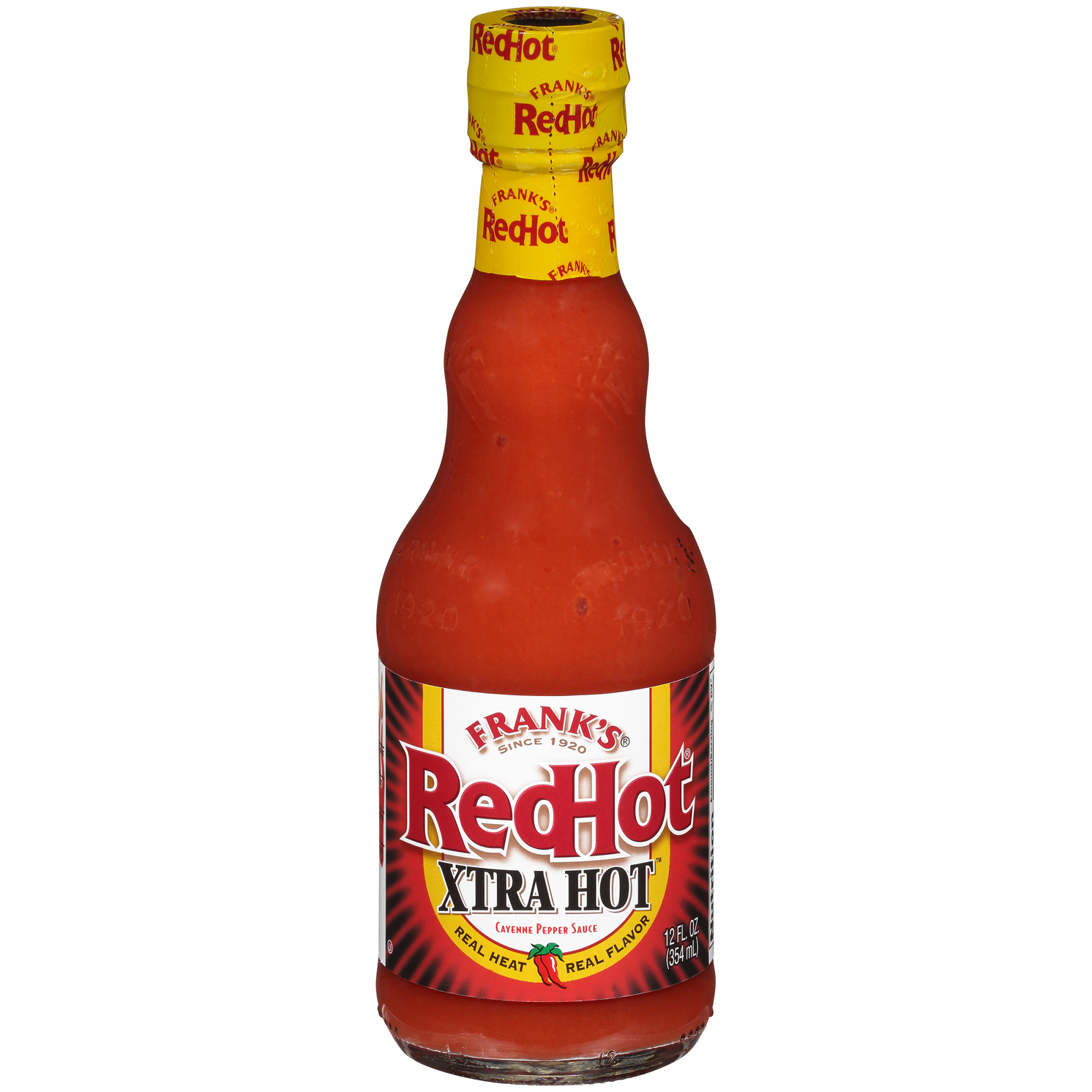Frank S RedHot Kosher Xtra Hot Sauce  12.0 Fl Oz Bottle