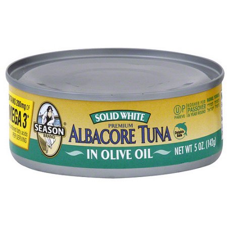 Season Solid White Albacore Tuna in Olive Oil, 5 Oz (Pack of 24)