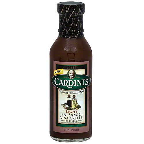 Cardini's Light Balsamic Vinaigrette, 12 Fl Oz (Pack of 6)