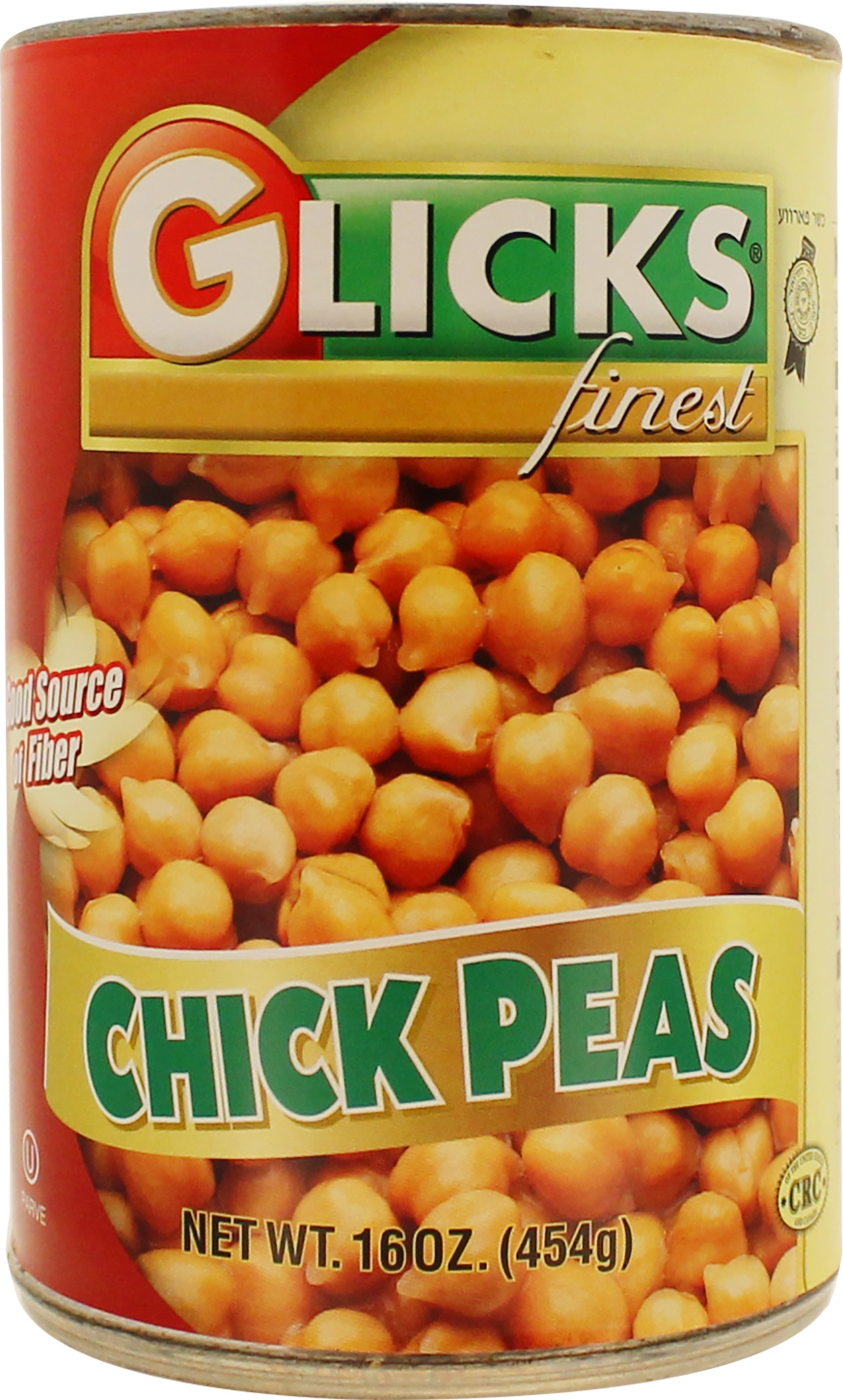 Glicks Finest Chick Peas, 16 Oz