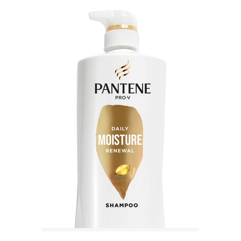 Pantene Pro-V Daily Moisture Renewal Shampoo - 23.6 Fl Oz: for All Hair Types, Paraben-Free, Apple & Vanilla Scents