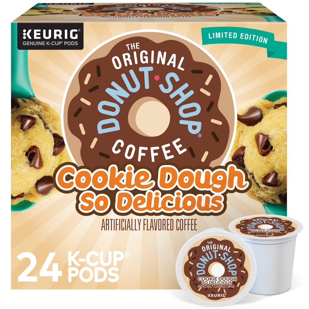Keurig Genuine K-Cup Foods The Original Donut Ship Coffee Cookie Dough So Delicious
