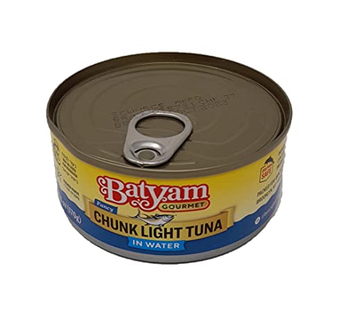 BatYam Fancy Chunk Light Tuna in Water  Easy-Open Pull Top Can  6 Ounce  Kosher and Kosher for Passover (48 Pack)