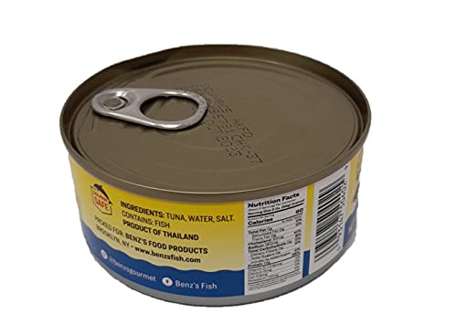 BatYam Fancy Chunk Light Tuna in Water  Easy-Open Pull Top Can  6 Ounce  Kosher and Kosher for Passover (48 Pack) thumbnail