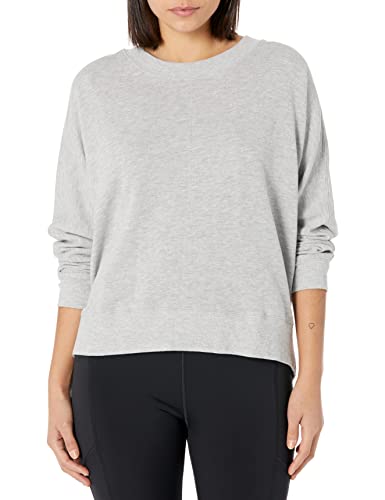 Women's Jockey Sport Saturday Sweatshirt, Size: XL, Silver