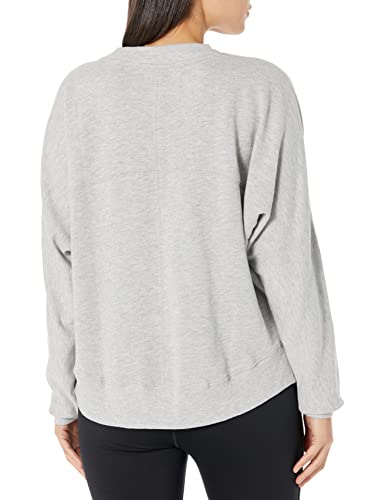Women's Jockey Sport Saturday Sweatshirt, Size: XL, Silver thumbnail