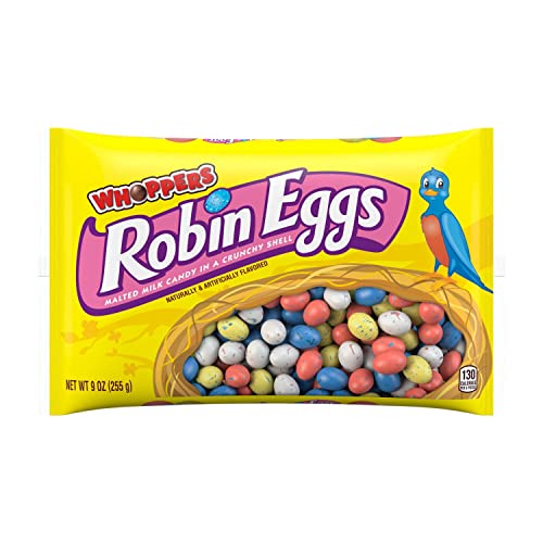 Whopers Robin Eggs Malted Milk Candy in a Crunchy Shell