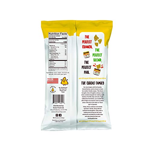 Chicas Corn Tortilla Chips, Sea Salt 11 Oz Bag thumbnail