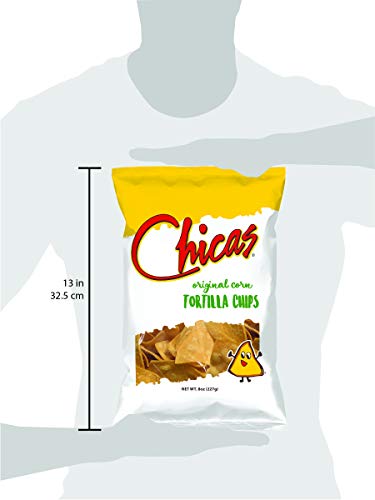 Chicas Corn Tortilla Chips, Sea Salt 11 Oz Bag thumbnail