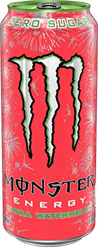 Monster Energy  Ultra Watermelon  Sugar Free Energy Drink  16 Fl Oz  4 Pack thumbnail