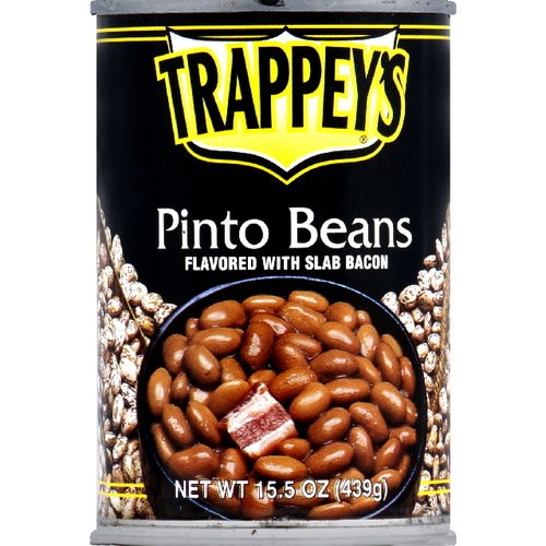 Trappey's Pinto Beans Flavored with Slab Bacon, 15.5 Oz (Pack of 12)