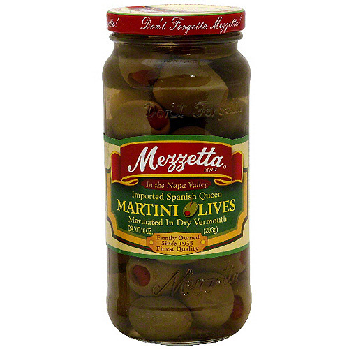 Mezzetta Spanish Queen Martini Olives  10 Oz (Pack of 6)