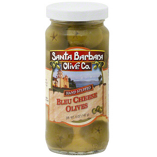 Santa Barbara Olive Co. Blue Cheese Stuffed Olives, 5 Oz (Pack of 6)