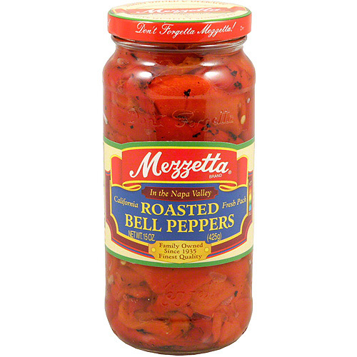 Mezzetta Roasted Bell Peppers  16 Oz (Pack of 6)