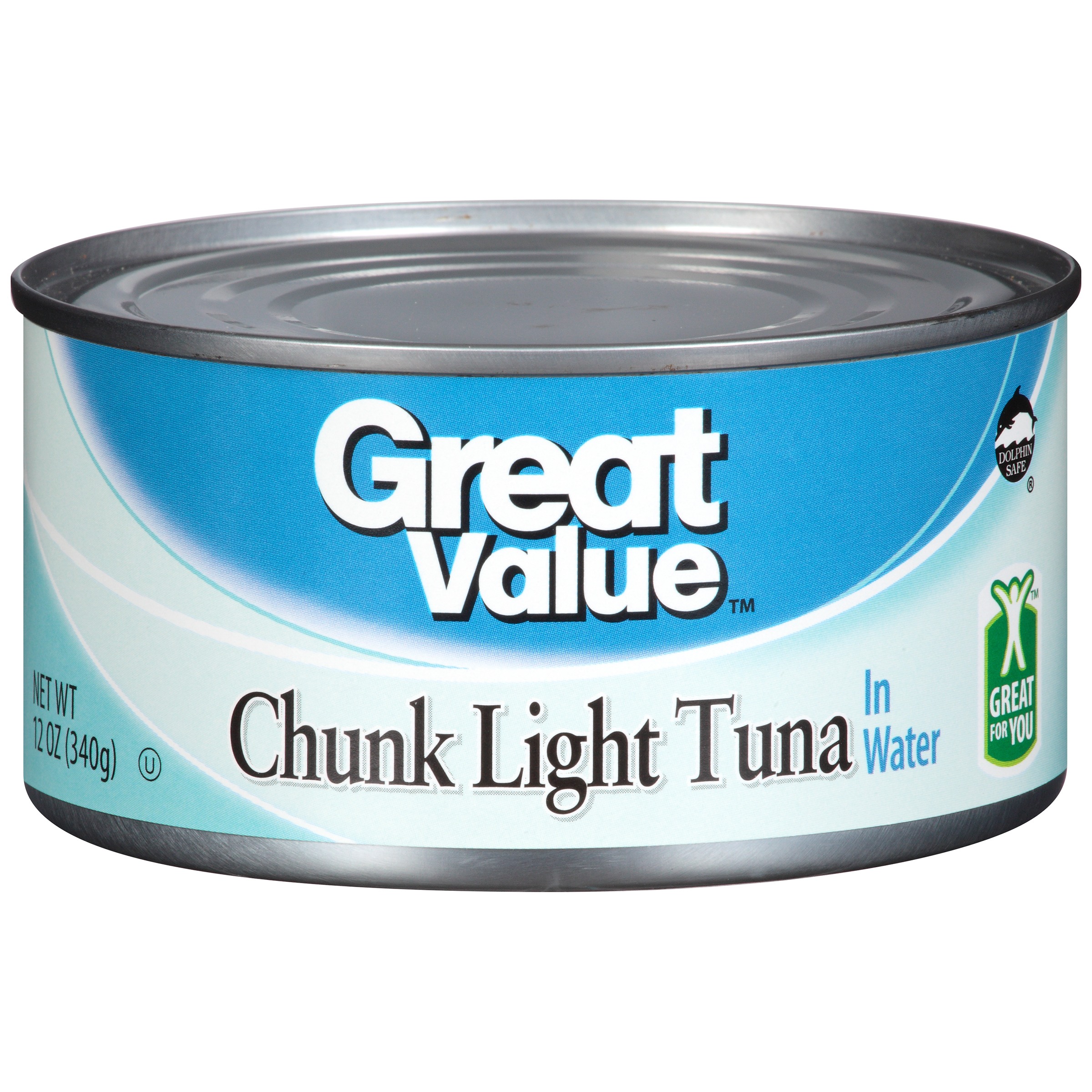 (3 Pack) Great ValueÃƒÂ¢Ã‚Â„Ã‚Â¢ Chunk Light Tuna in Water 12 Oz. Can Image