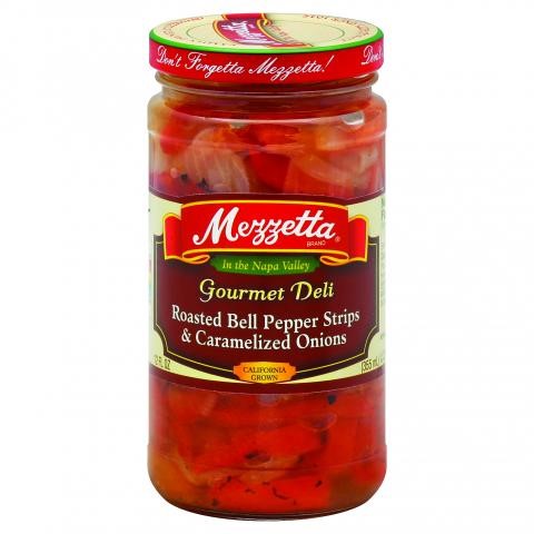 Mezzetta, Roasted Bell Pepper Strips & Caramelized Onions