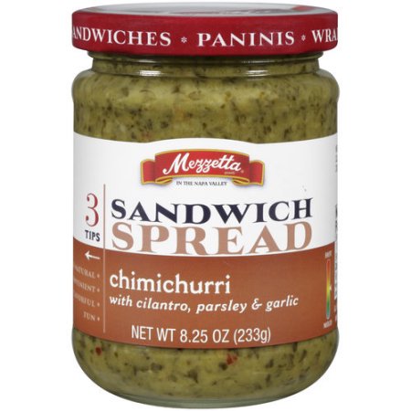 Mezzetta Chimichurri Sandwich Spread with Cilantro, Parsley & Garlic, 8.25 Oz