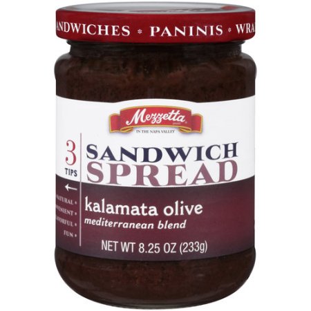 Mezzetta Kalamata Olive Sandwich Spread, 8.25 Oz